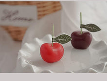 Load image into Gallery viewer, Cherry Candle Creative Decoration Soy Wax Aromatherapy Candle Home Decoration Scented Candle Red Cherry Candle Cherry Shaped Scented Candle Mini Paraffin Wax Candle Small Scented Candle Wax Decorative Candle For Bedroom Bathroom Decoration Parties
