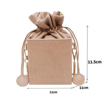 Load image into Gallery viewer, Chic Alligator Pattern Bucket Bag
