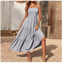 Load image into Gallery viewer, Chic Chiffon Layered Swing Dress
