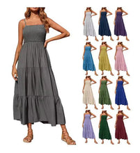 Load image into Gallery viewer, Chic Chiffon Layered Swing Dress
