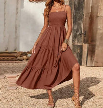 Load image into Gallery viewer, Chic Chiffon Layered Swing Dress
