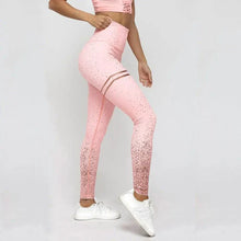 Load image into Gallery viewer, Chic Gold Print Leggings
