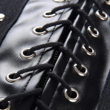 Load image into Gallery viewer, Chic Leather Lace-Up Skirt
