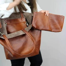 Load image into Gallery viewer, Chic Leather Tote Handbags
