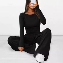 Load image into Gallery viewer, Chic Long-Sleeve Trousers Set
