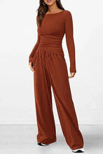 Load image into Gallery viewer, Chic Long-Sleeve Trousers Set
