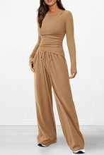 Load image into Gallery viewer, Chic Long-Sleeve Trousers Set
