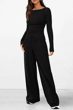 Load image into Gallery viewer, Chic Long-Sleeve Trousers Set
