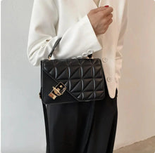 Load image into Gallery viewer, Chic Rhombus Pattern Shoulder Bag
