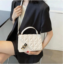 Load image into Gallery viewer, Chic Rhombus Pattern Shoulder Bag
