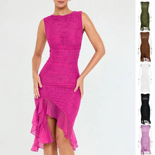 Load image into Gallery viewer, Chic Sleeveless Midi Dress
