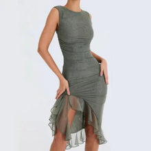 Load image into Gallery viewer, Chic Sleeveless Midi Dress
