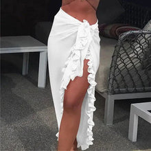 Load image into Gallery viewer, GlamourWave Chiffon Beach Wrap - Effortless Elegance for Sunny Days
