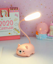Load image into Gallery viewer, Children Desk Lamp LED Bedside Table Lamp Flexo Balance Light Gooseneck Drawing Iluminaria For Study Badroom Decor Cute Bear Cute Study Lamps for Bedroom Décor
