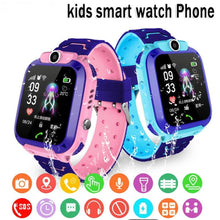 Load image into Gallery viewer, Children Smart Watch SOS Phone Watch Smartwatch For Kids With Sim Card Photo Waterproof Touch Screen Game Watch With 360° Rotated Body Design Waterproof Kids Smartwatch With SOS Call Music Player Camera
