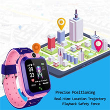 Load image into Gallery viewer, Children Smart Watch SOS Phone Watch Smartwatch For Kids With Sim Card Photo Waterproof Touch Screen Game Watch With 360° Rotated Body Design Waterproof Kids Smartwatch With SOS Call Music Player Camera
