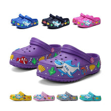 Load image into Gallery viewer, Children Summer Cartoon Sandals Quick-Dry Beach Kids Clogs Slippers Light-Weight Wear-Resistant Boy Girl Shoes Comfort Clogs Kids Slip On Garden Shoes Boys Lightweight Outdoor Beach Pool Slide Sandals
