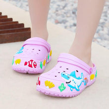 Load image into Gallery viewer, Children Summer Cartoon Sandals Quick-Dry Beach Kids Clogs Slippers Light-Weight Wear-Resistant Boy Girl Shoes Comfort Clogs Kids Slip On Garden Shoes Boys Lightweight Outdoor Beach Pool Slide Sandals
