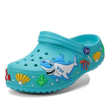 Load image into Gallery viewer, Children Summer Cartoon Sandals Quick-Dry Beach Kids Clogs Slippers Light-Weight Wear-Resistant Boy Girl Shoes Comfort Clogs Kids Slip On Garden Shoes Boys Lightweight Outdoor Beach Pool Slide Sandals
