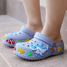 Load image into Gallery viewer, Children Summer Cartoon Sandals Quick-Dry Beach Kids Clogs Slippers Light-Weight Wear-Resistant Boy Girl Shoes Comfort Clogs Kids Slip On Garden Shoes Boys Lightweight Outdoor Beach Pool Slide Sandals
