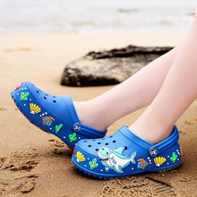 Load image into Gallery viewer, Children Summer Cartoon Sandals Quick-Dry Beach Kids Clogs Slippers Light-Weight Wear-Resistant Boy Girl Shoes Comfort Clogs Kids Slip On Garden Shoes Boys Lightweight Outdoor Beach Pool Slide Sandals
