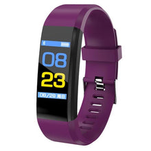 Load image into Gallery viewer, Childrens Sports Watch LED Display Touch Color Screen Top Electronic Watch Waterproof Heart Rate Pedometer Fitness Tracker Heart Rate Sleep And Stress Monitoring Water Resistant Fitness Watch
