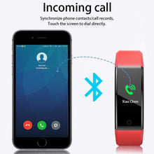 Load image into Gallery viewer, Childrens Sports Watch LED Display Touch Color Screen Top Electronic Watch Waterproof Heart Rate Pedometer Fitness Tracker Heart Rate Sleep And Stress Monitoring Water Resistant Fitness Watch

