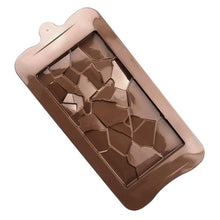 Load image into Gallery viewer, Chocolate Mold Silicone Waffle Pudding Baking Tool Love Fragments Shapes Mould Chocolate Chip Mold Baking Tool Cake Mold Popsicle Molds Non-Stick Silicone Candy Molds
