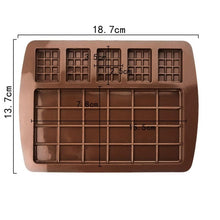 Load image into Gallery viewer, Chocolate Mold Silicone Waffle Pudding Baking Tool Love Fragments Shapes Mould Chocolate Chip Mold Baking Tool Cake Mold Popsicle Molds Non-Stick Silicone Candy Molds
