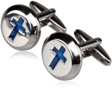 Load image into Gallery viewer, Christian Cross Religious Cufflinks
