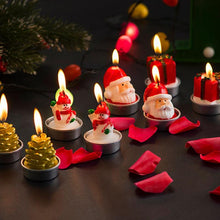 Load image into Gallery viewer, Christmas Candles Paraffin Home Desktop Decorations Tea light Candles Handmade Delicate Santa Snowman Acorn Tree Candles For Christmas Home Decoration Gifts Wedding Party Holiday Lights Christmas Ornaments
