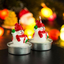 Load image into Gallery viewer, Christmas Candles Paraffin Home Desktop Decorations Tea light Candles Handmade Delicate Santa Snowman Acorn Tree Candles For Christmas Home Decoration Gifts Wedding Party Holiday Lights Christmas Ornaments
