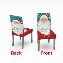 Load image into Gallery viewer, Christmas Chair Cover Stretch Spandex Digital Printed Silla Kitchen Dining Chair Covers Home Party Xmas Decor  Stretch Chair Cover for Dining Room Chair Protector Seat Cover Stretch Slipcover Christmas Bell Furniture For Living Room Ceremony Hotel
