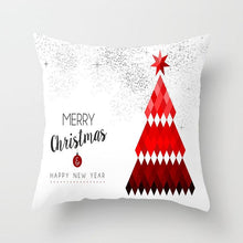 Load image into Gallery viewer, Christmas Decorations Snowflake Santa Claus Merry Christmas Cover Cushion Pillowcase Xmas Holiday Couch Pillows Rustic Christmas Decorations Winter Pillowcase for Living Room Home Happy New Year
