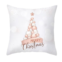 Load image into Gallery viewer, Christmas Decorations Snowflake Santa Claus Merry Christmas Cover Cushion Pillowcase Xmas Holiday Couch Pillows Rustic Christmas Decorations Winter Pillowcase for Living Room Home Happy New Year

