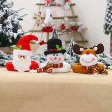 Load image into Gallery viewer, Christmas Plaid Curtain Buckle Santa Snowman Curtain Tiebacks Tie Rope Christmas Decor Curtain Buckle Santa Claus Holdback Decor Snowman Drapes Holder For Home Window Xmas Ornaments Gift
