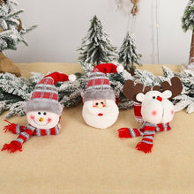 Load image into Gallery viewer, Christmas Plaid Curtain Buckle Santa Snowman Curtain Tiebacks Tie Rope Christmas Decor Curtain Buckle Santa Claus Holdback Decor Snowman Drapes Holder For Home Window Xmas Ornaments Gift
