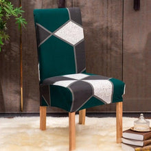 Load image into Gallery viewer, Christmas Printing Dining Chair Covers Modern Removable Anti-dirty Kitchen Seat Case Stretch Chair Slipcovers for Home Banquet Dining Room Chair Protector Seat Protector Slipcovers Stretch Removable Washable Printed Dining Chair Seat Covers for Kitchen

