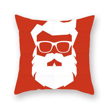 Load image into Gallery viewer, Christmas Xmas Red Pillow Case Tree Decoration Xmas Series Cushion Cover Case Pillow Zippered Square Pillowcase Santa Claus Cushion Cover Christmas Decorations For Home Snowman 45x45CM
