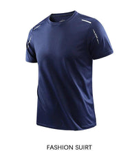 Load image into Gallery viewer, CHRLCK Men's Quick Dry Running T Shirt Size M Breathable Outdoor Sports Tee Hiking Fishing Summer Essentials
