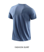 Load image into Gallery viewer, CHRLCK Men's Quick Dry Running T Shirt Size M Breathable Outdoor Sports Tee Hiking Fishing Summer Essentials
