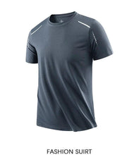 Load image into Gallery viewer, CHRLCK Men's Quick Dry Running T Shirt Size M Breathable Outdoor Sports Tee Hiking Fishing Summer Essentials
