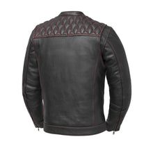 Load image into Gallery viewer, Cinder Men's Cafe Style Leather Jacket
