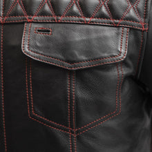 Load image into Gallery viewer, Cinder Men's Cafe Style Leather Jacket
