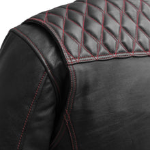 Load image into Gallery viewer, Cinder Men's Cafe Style Leather Jacket
