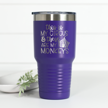 Load image into Gallery viewer, This is My Circus and These Are My Monkeys 30 oz Engraved Tumbler
