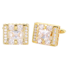 Load image into Gallery viewer, VITTORIO VICO Gold Iced Wedding Cufflinks (CL100x Series)
