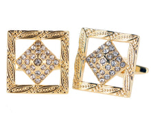Load image into Gallery viewer, VITTORIO VICO Gold Iced Wedding Cufflinks (CL100x Series)
