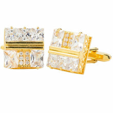 Load image into Gallery viewer, VITTORIO VICO Gold Iced Wedding Cufflinks (CL100x Series)
