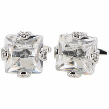 Load image into Gallery viewer, Vittorio Vico Gold &amp; Silver Princess Cut Cufflinks (CL13XX Series)
